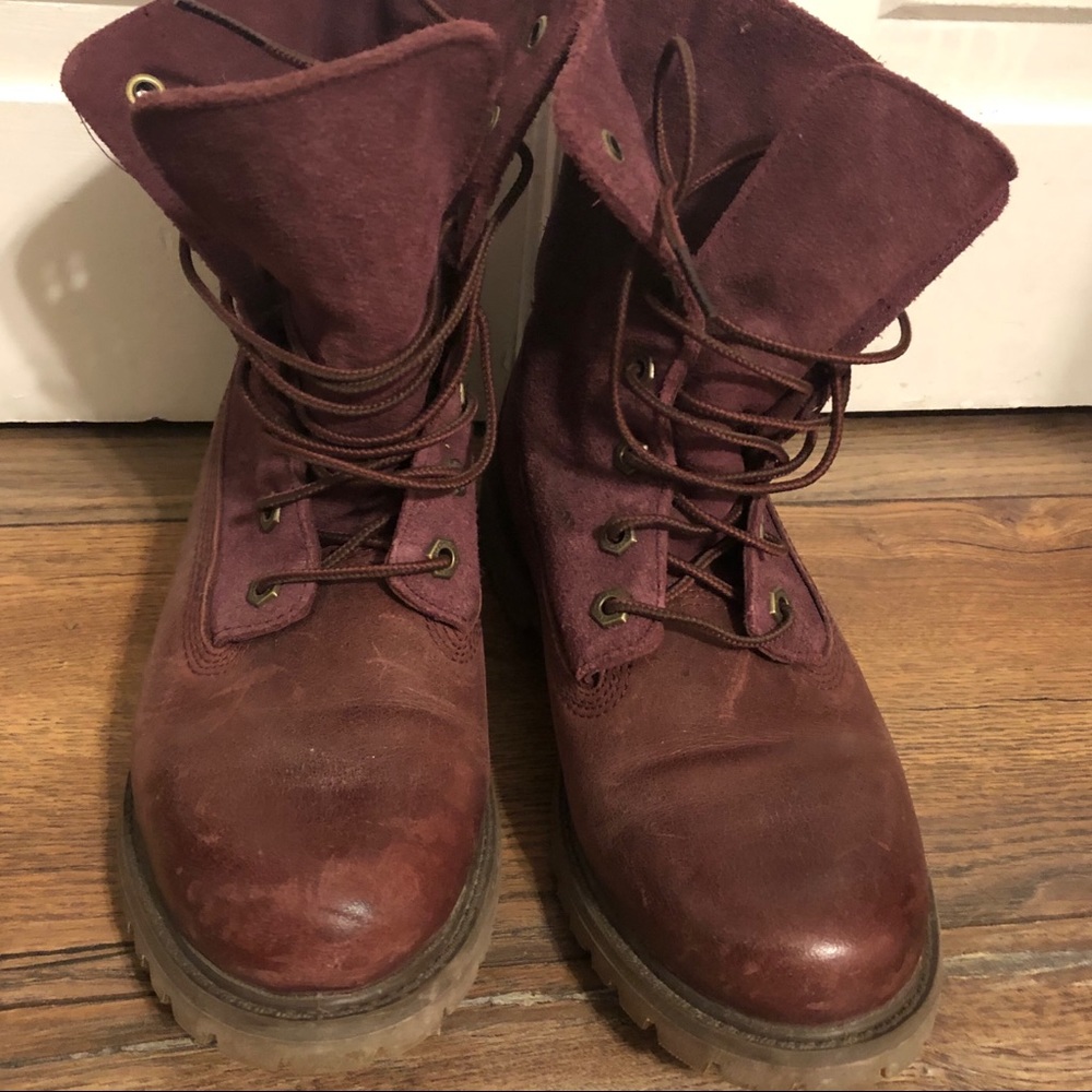 Timberland Anti-Fatigue Oxblood Sz 7 Boots